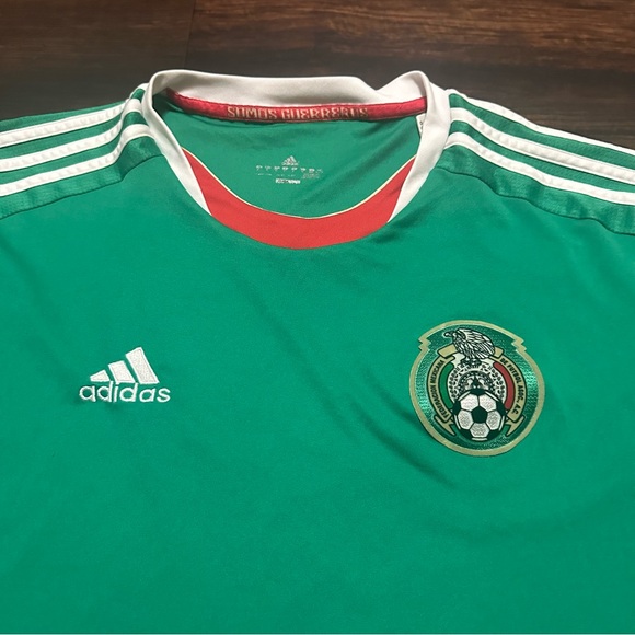 Adidas Mexico 2011-2012 Home Green Soccer Jersey - Picture 2 of 9